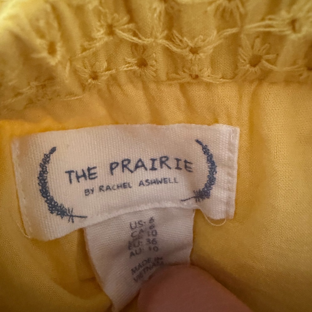 Yellow Eyelet Midi Sundress - Picture 6 of 6
